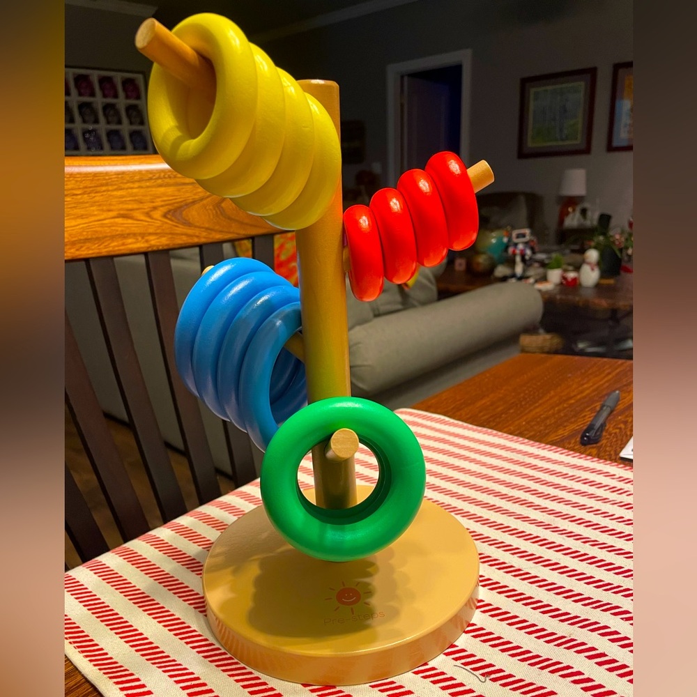 NEW (distressed box) Pre-Step Branch Out Montessori Sorting Toy Color Size Stack